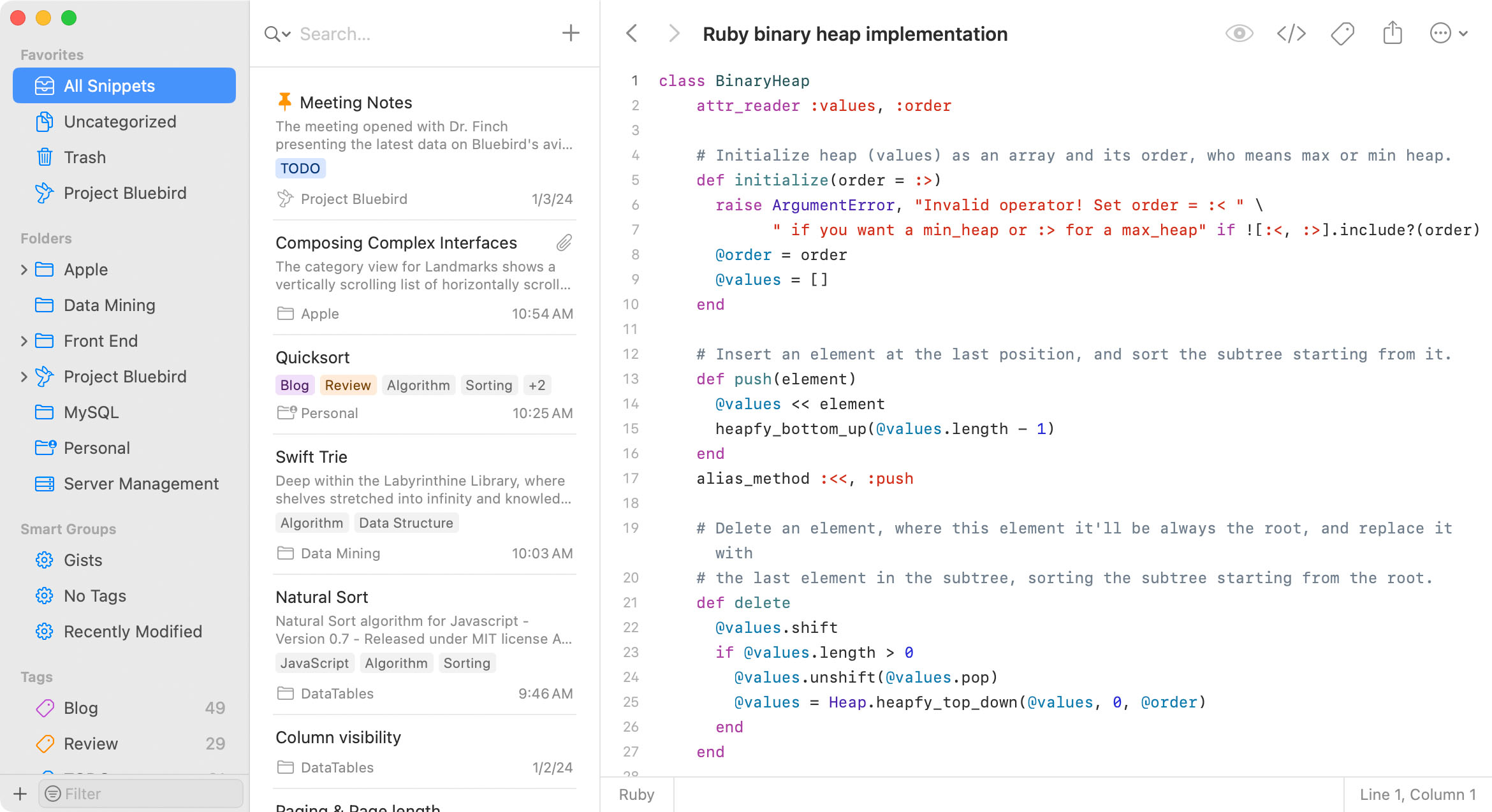 Xcode Theme - SnippetsLab for Mac